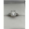 Image 4 : $1450 APPRAISED RADIANT CUT 2.0 CARAT .925 SILVER RING