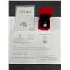 Image 1 : $1070 APPRAISED .925 SILVER PENDANT WITH 1.0 CARAT SOLITAIRE