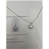 Image 5 : $1070 APPRAISED .925 SILVER PENDANT WITH 1.0 CARAT SOLITAIRE