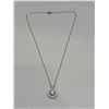 Image 6 : $1070 APPRAISED .925 SILVER PENDANT WITH 1.0 CARAT SOLITAIRE