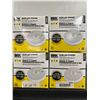 Image 2 : Lot. of 4 BRK 7020BSLA Slim LED Strobe Smoke Alarms With 120V Hardwire And Battery Backup