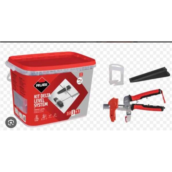 Rubi Delta Level System Kit for Tile Installation Lot of 2