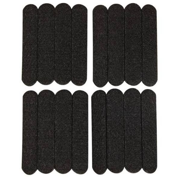 Lot of 3 Self-Adhesive Felt Pads – Eco – Strip – 1/2″ x 2 5/8[x=