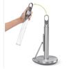 Image 1 : simplehuman Paper Towel Pump, Standing Paper Towel Holder with Spray Bottle, Brush