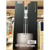 Image 2 : simplehuman Paper Towel Pump, Standing Paper Towel Holder with Spray Bottle, Brush
