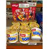 Image 1 : Lot of Kellogg’s Froot Loops (320 g) and Corn Pops Cups (39 g Each)