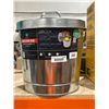 Image 2 : Behrens 6 Gallon Rust-Proof Steel Locking Lid Trash Can(6 gal)