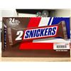 Image 2 : Snickers Chocolate Bar Multipack, 24 Pieces, 2 x 33g Each