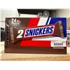 Image 2 : Snickers Chocolate Bar Multipack, 24 Pieces, 2 x 33g Each
