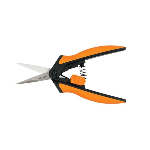 Lot of 2 Fiskars Precision Trimming and Shaping Scissors with Titanium Coated Blades