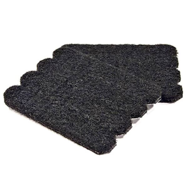 Madico/Richelieu Felt 1/2” x 2-5/8” Black Strips, Lot of 10 Packs x 2