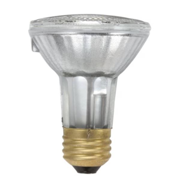 Lot of 6 H&Z PAR20 Halogen 120V Bulbs with E26 Medium Screw Base, Pack of 6