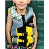 Image 1 : Hyperlite Child Life Vest, U.S. Coast Guard Approved, Yellow/Gray, 33-55lbs