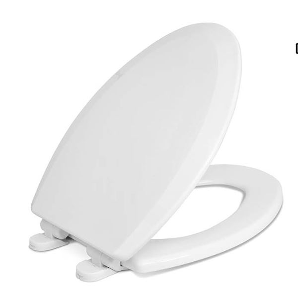 Centoco Elongated Toilet Seat With Slow Close Lid – White