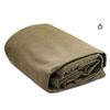 Image 1 : White Duck Canvas Tarp 18 oz, Heavy Duty, Finished Size 11 ft. 6 in. x 11 ft. 6 in.