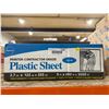 Image 2 : Ralston Painter-Contractor Grade Clear Plastic Sheet, 2.7m x 122m (333 Sq M)