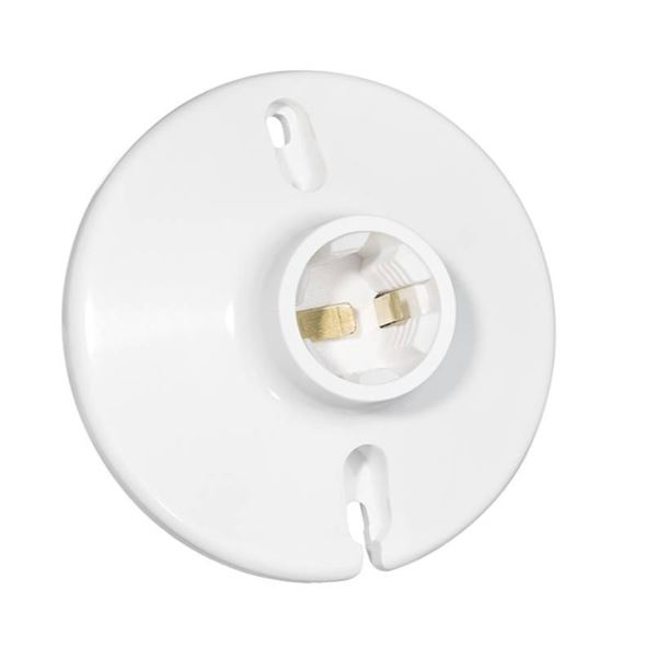 Case Lot Of EATON Keyless Ceiling Lampholders – White, 660W – Multiple Units