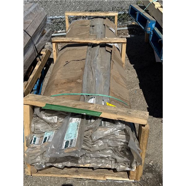 Pallet/Crate Lot of Eclipse 96 inch moulding/ trim/edging-Ruby Grey