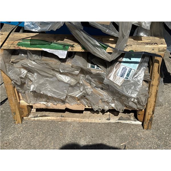 Plastic Sheets on Wooden Pallet for Industrial Use