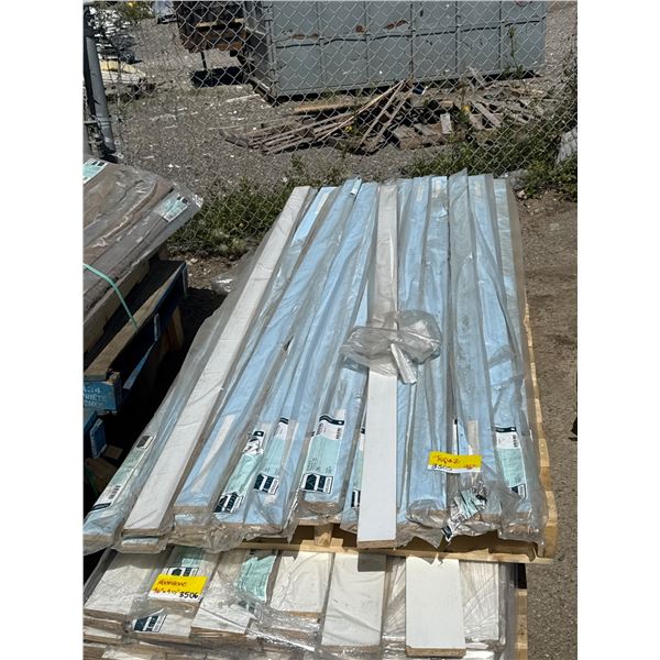 Pallet Lot of Eclipse 96 inch moulding/ trim/edging-Topaz
