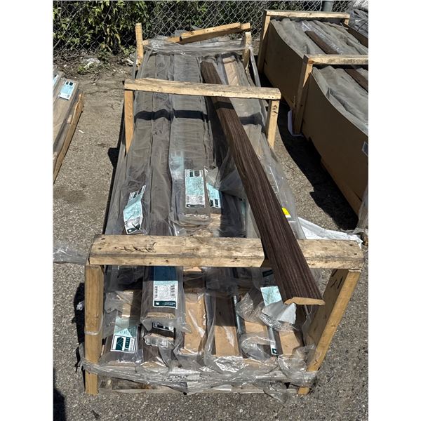 Pallet Lot of Eclipse 96 inch  moulding/ Crown/edging-Brown