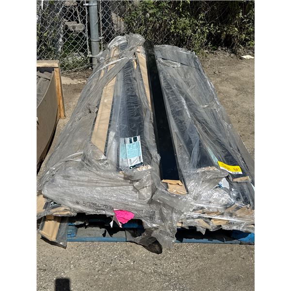 Pallet Lot of Eclipse 96 inch  moulding/ trim/edging-Onyx