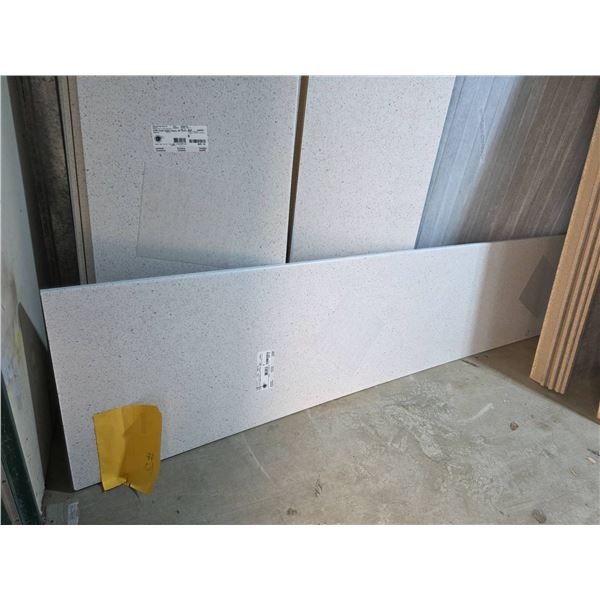 Laminate Countertop,  White Speckled Finish 10’x21.5″