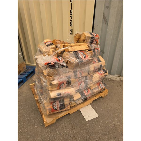 Pallet of Pre-cut Premium Firewood Bundles