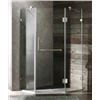 Image 1 : Vigo 38″ x 38″ Frameless Neo-Angle 3/8″ Clear/Brushed Nickel Shower Enclo