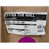 Image 3 : Effeika Tub Wall Model 106697 – 29.15 x 60 Polystyrene Urban White Surrounds