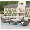Image 1 : Granada 4-piece Patio Conversation Set