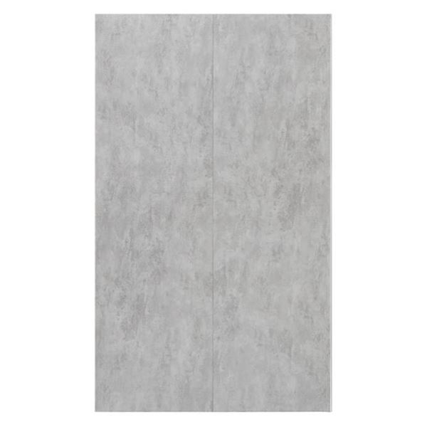 Ove Decors Lotus 48 Shower Wall Panel, Concrete Finish, 47.68 x 80 Inches