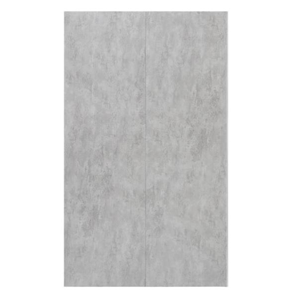 Ove Decors Lotus 48 Shower Wall Panel, Concrete Finish, 47.68 x 80 Inches