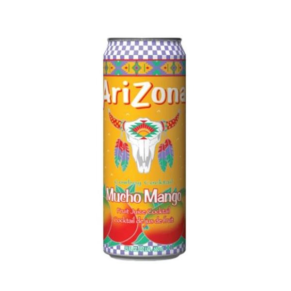 Case of 24 AriZona Mucho Mango 680ml Cans