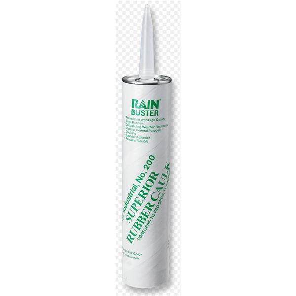 Rain Buster Industrial No. 200 Rubber Caulk (36 x 305 ml)