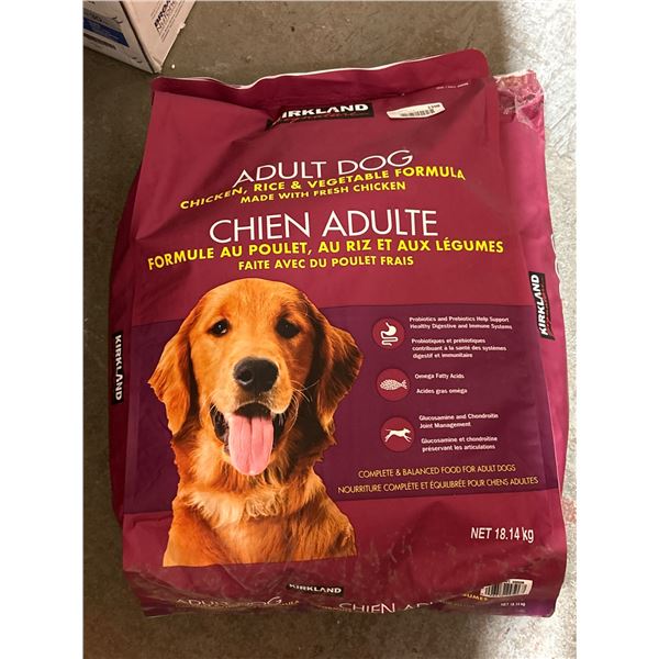 Kirkland Adult Dog Food Chicken, Rice & Vegetable Formula 18.14 kg