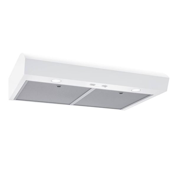 Broan-NuTone 30-Inch Under Cabinet Range Hood, ENERGY STAR, 350 Max Blower CFM, White