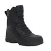Image 1 : Tactical Black Boots Item No. 5053 with Side Zipper, Size 9.5