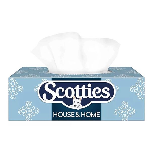 Scotties House & Home Designer Series Tissue Lot – 20 Packs, 126 Sheets Each