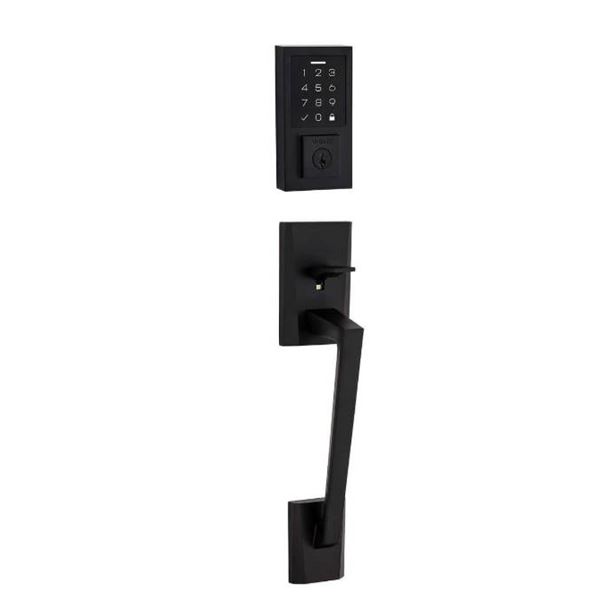 WEISER SmartCode Touchpad Electronic Deadbolt and Handleset Combo Pack, Smartkey Security
