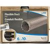 Image 4 : Imperial Flexible Duct Vinyl 6 in x 10 ft Venting and Ventilation