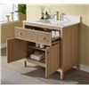 Image 1 : Glacier Bay Josine 36 inch W x 20.5 inch D x 34.5 inch H Light Oak Bathroom Vanity with Ceramic Top 