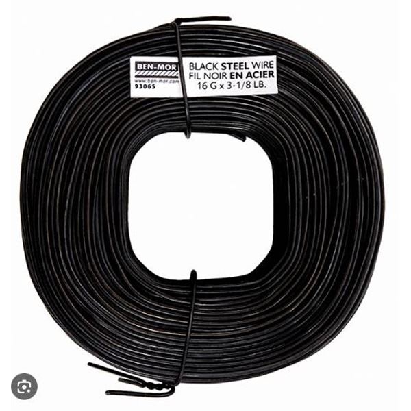 3 Ben-Mor Black Steel Wire  for Industrial Use