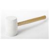 Image 1 : 2 Tooltech 16 oz Rubber Mallets with Wood Handle