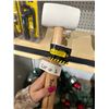 Image 4 : 2 Tooltech 16 oz Rubber Mallets with Wood Handle