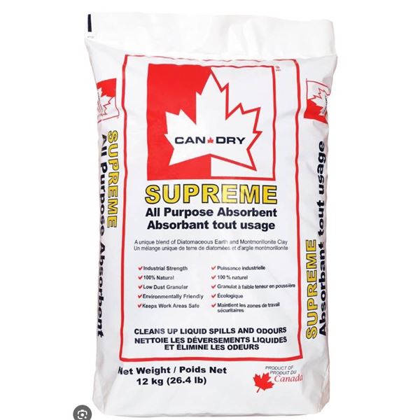 CAN-Dri Supreme All-Purpose Absorbent 12 kg (26.4 lb) Bag