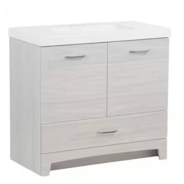 Glacier Bay Stancliff 36-Inch Vanity Combo in Elm Sky