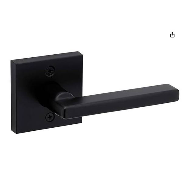 Weiser Halifax Dummy Lever Matte Black Finish – 6 Total