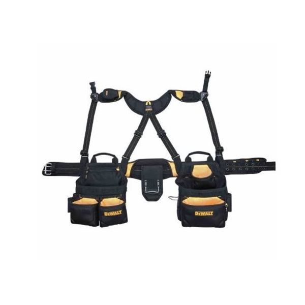 Dewalt 20-Pocket Pro Framer’s Combo Apron With Yoke-Style Suspenders