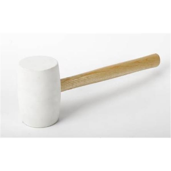 2 Tooltech 16 oz Rubber Mallets with Wood Handle